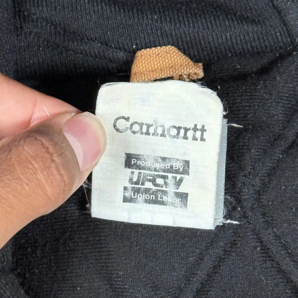 Vintage USA Made Carhartt J140 Active Jacket Brown Duck Canvas 3XL Tall